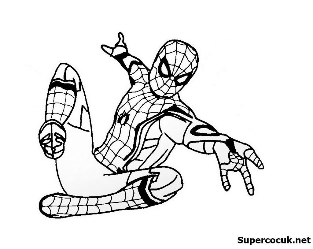 Spiderman Malvorlagen für Jungen