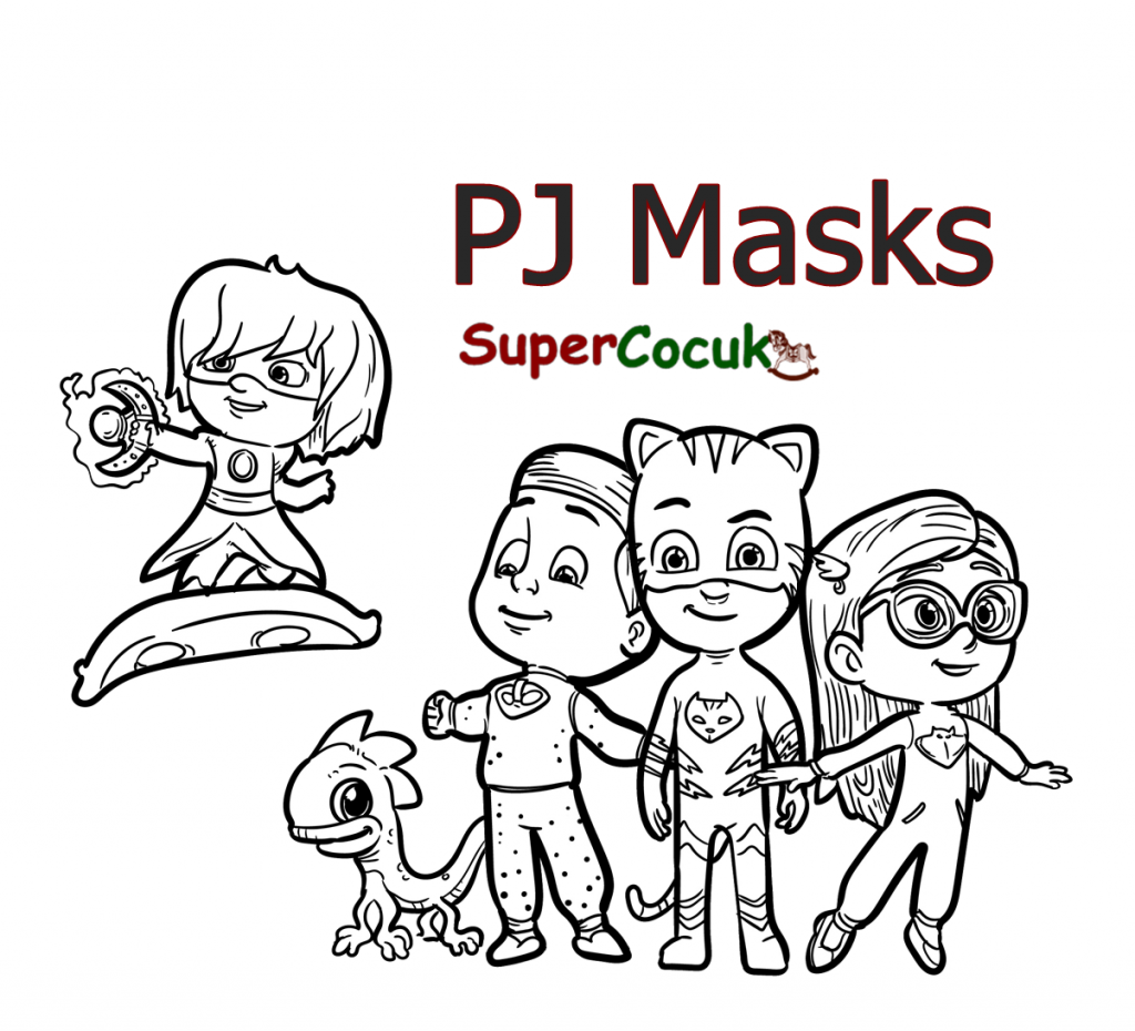 Ausmalbilder PJ Masks – Pyjamahelden